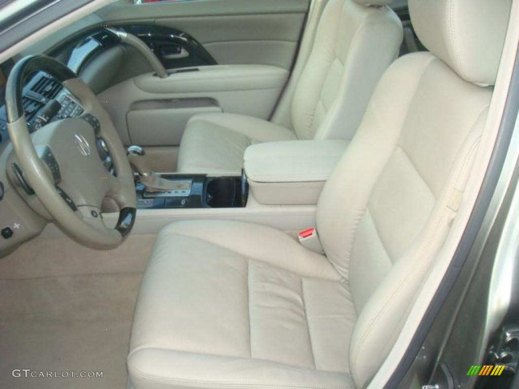 Taupe Interior 2009 Acura RL 3.7 AWD Sedan Photo #40691242