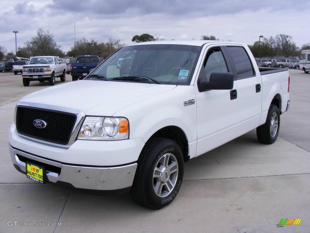 2008 F150 XLT SuperCrew - Oxford White / Medium/Dark Flint photo #1