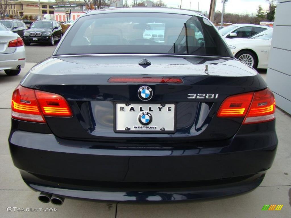 2008 3 Series 328i Convertible - Monaco Blue Metallic / Saddle Brown/Black photo #4