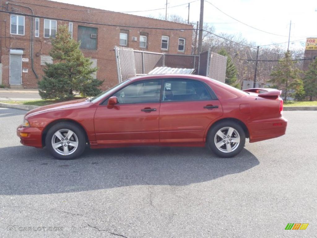 2003 Diamante VR-X Sedan - Tuscany Red Pearl / Gray photo #5