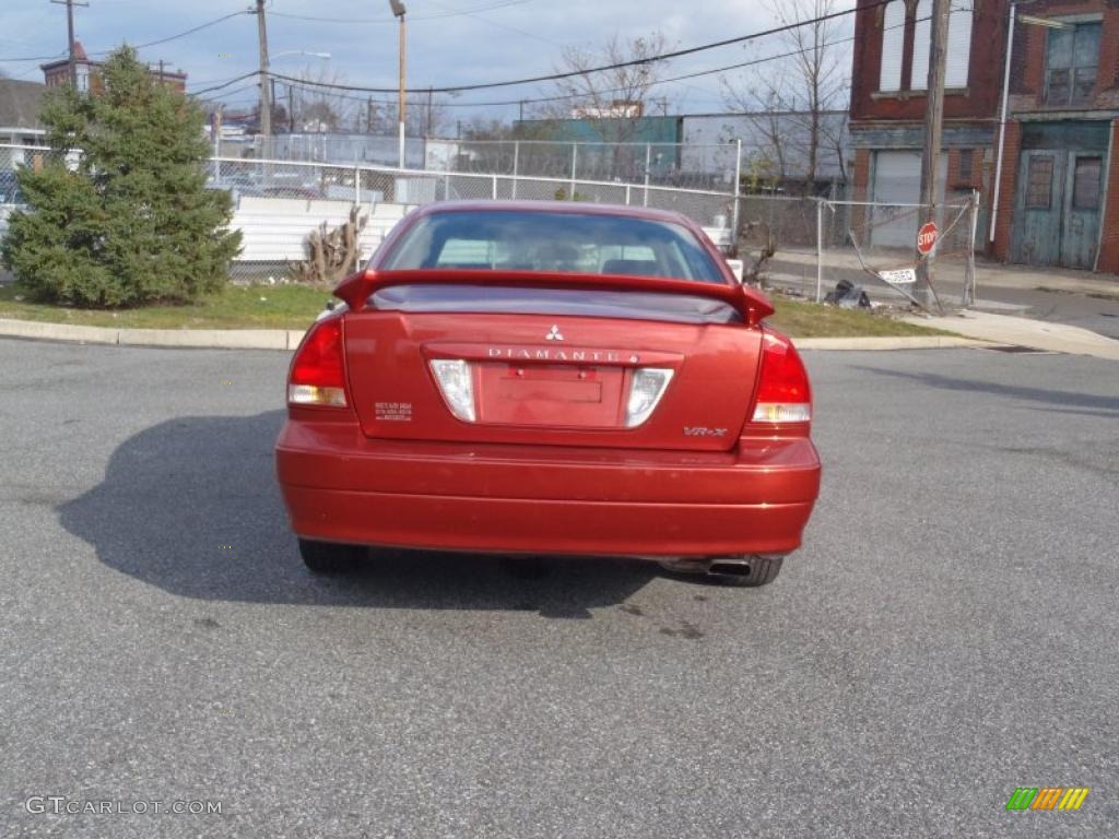 2003 Diamante VR-X Sedan - Tuscany Red Pearl / Gray photo #7