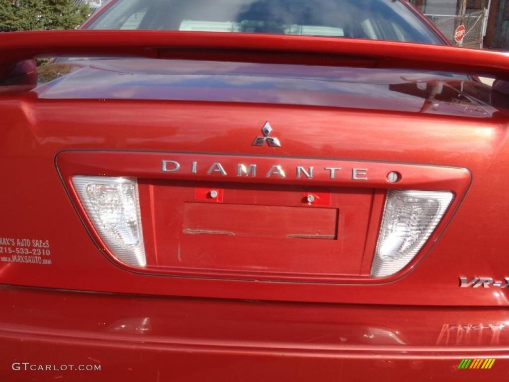2003 Diamante VR-X Sedan - Tuscany Red Pearl / Gray photo #11