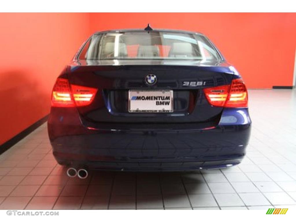 2011 3 Series 328i Sedan - Deep Sea Blue Metallic / Oyster/Black Dakota Leather photo #14