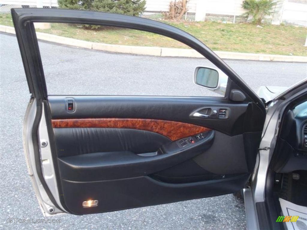 2002 Acura CL 3.2 Ebony Black Door Panel Photo #40697262