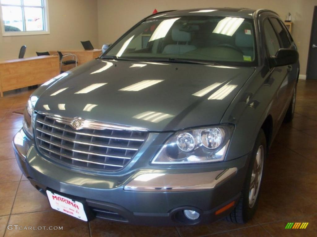 2004 Pacifica AWD - Onyx Green Pearl / Light Taupe photo #1