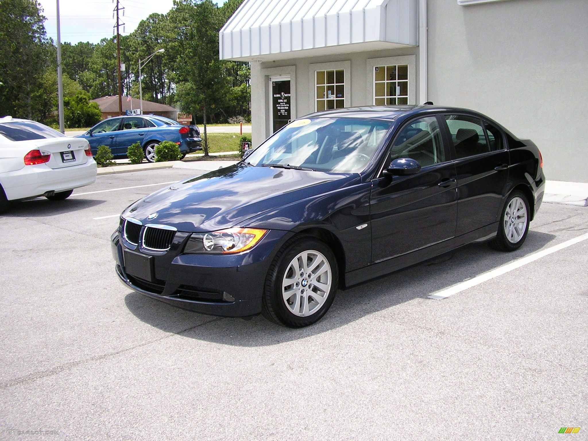 2006 3 Series 325i Sedan - Orient Blue Metallic / Black photo #4