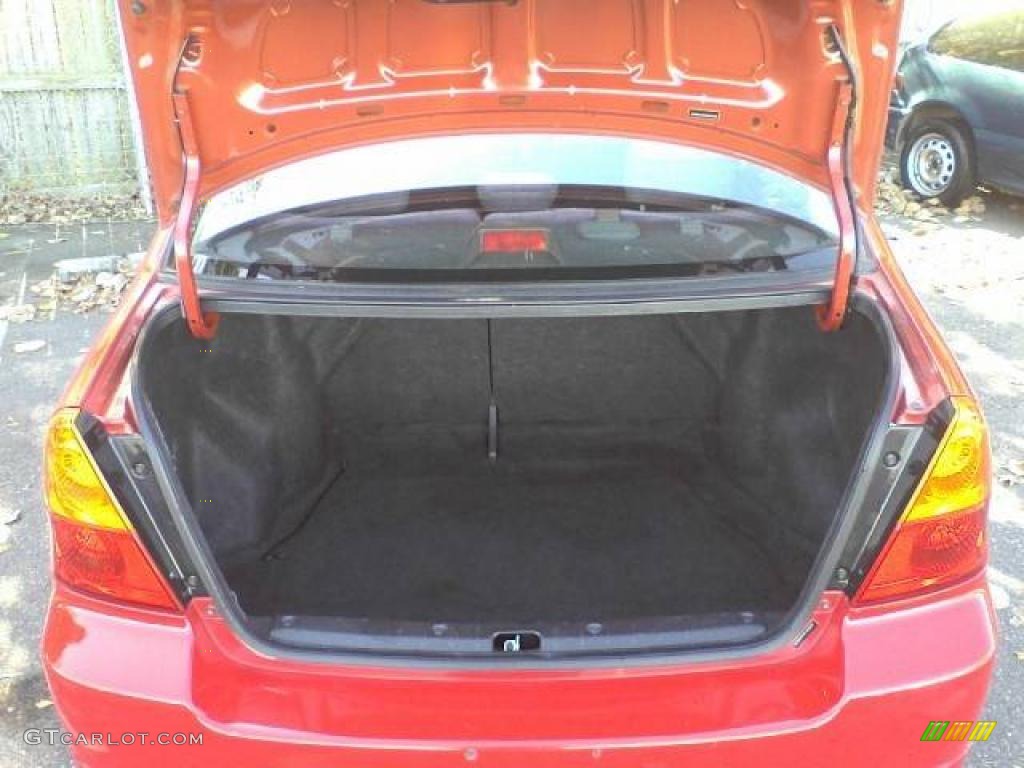 2004 Aerio S Sedan - Racy Red / Black photo #15