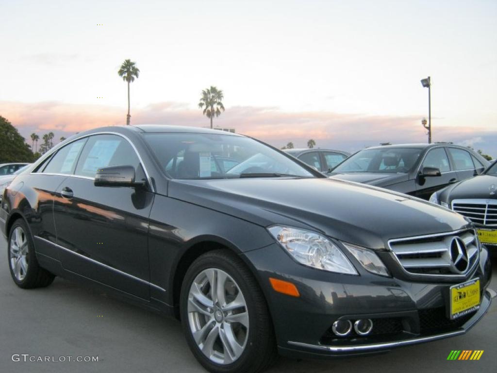 Steel Grey Metallic 2011 Mercedes-Benz E 350 Coupe Exterior Photo #40701425