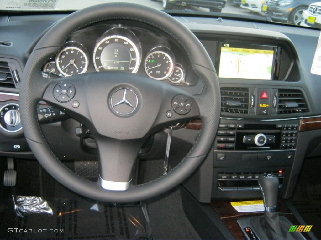 2011 Mercedes-Benz E 350 Coupe Black Dashboard Photo #40701489