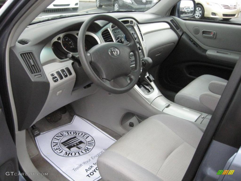 Ash Gray Interior 2006 Toyota Highlander V6 4wd Photo 40701573 Ash Gray Interior 2006 Toyota Highlander V6 4wd Photo 40701573