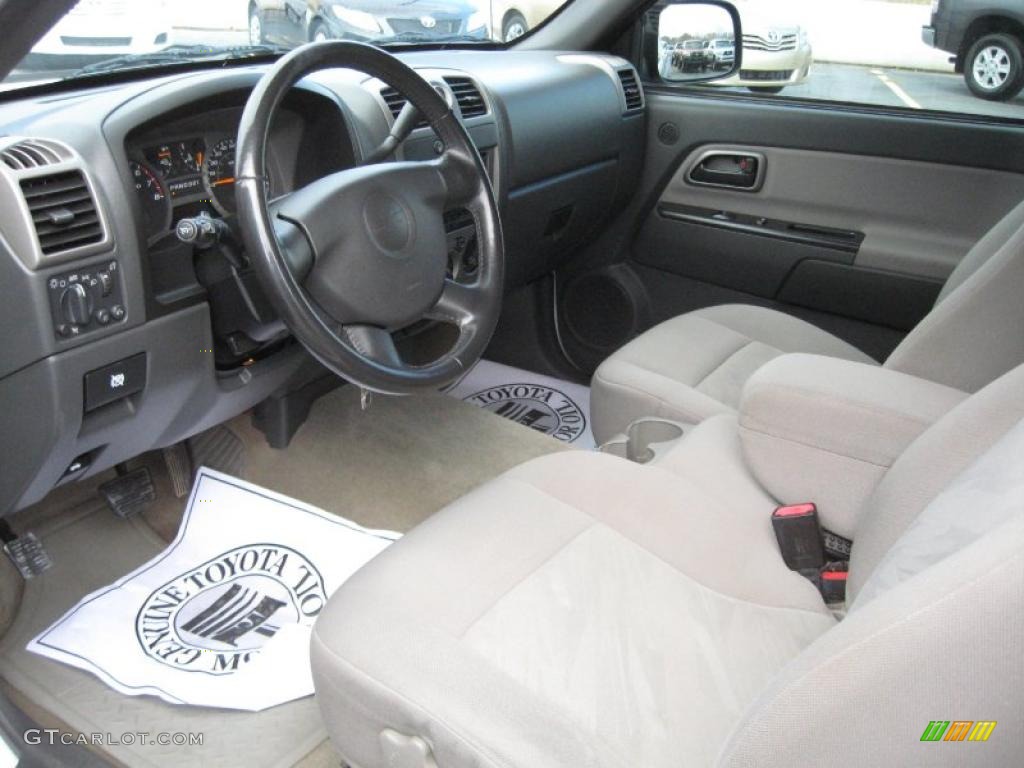 2005 Colorado LS Extended Cab - Summit White / Medium Dark Pewter photo #10