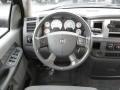 Medium Slate Gray 2007 Dodge Ram 2500 Lone Star Edition Quad Cab Steering Wheel