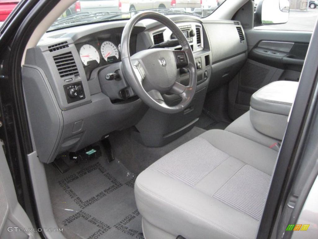Medium Slate Gray Interior 2007 Dodge Ram 2500 Lone Star Edition Quad Cab Photo #40703205