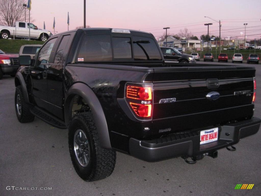 2010 F150 SVT Raptor SuperCab 4x4 - Tuxedo Black / Raptor Black photo #8