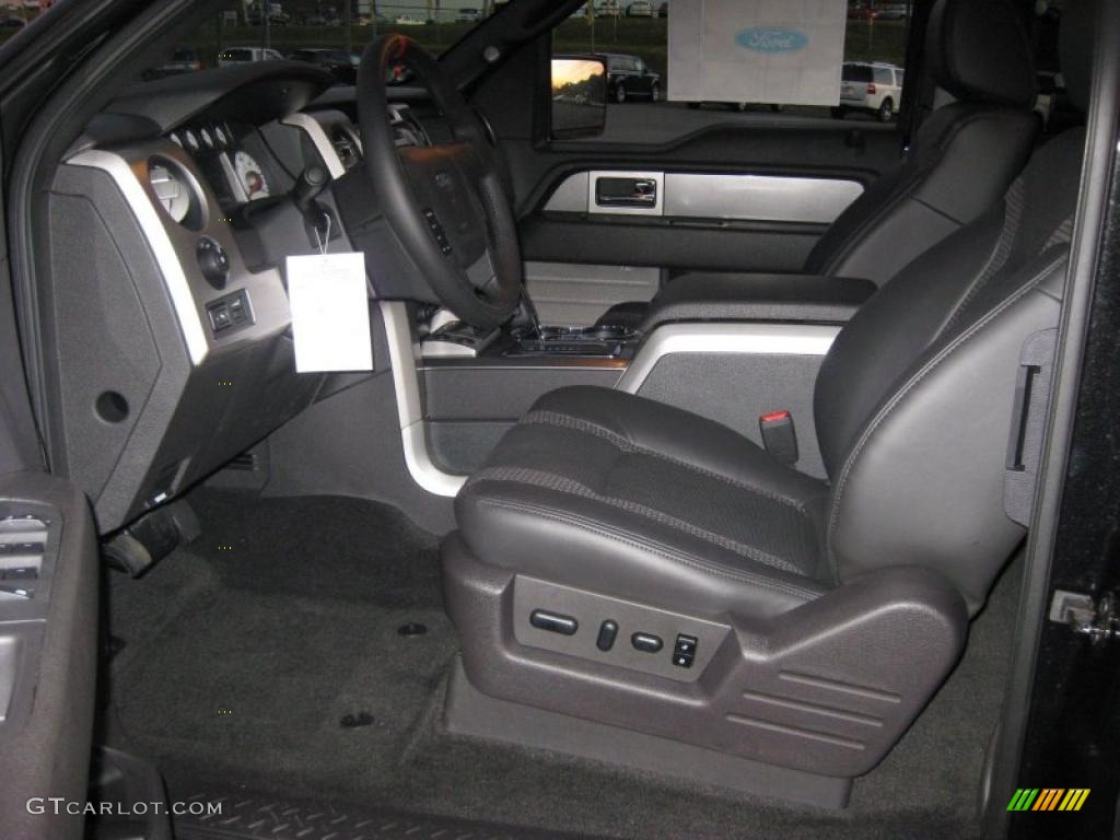 Raptor Black Interior 2010 Ford F150 SVT Raptor SuperCab 4x4 Photo #40705017