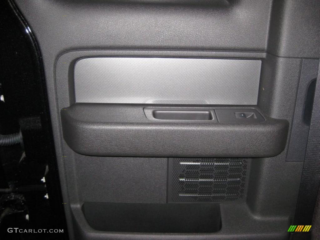 2010 Ford F150 SVT Raptor SuperCab 4x4 Raptor Black Door Panel Photo #40705109