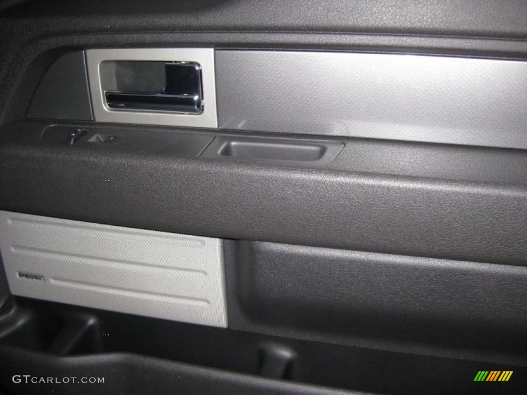 2010 Ford F150 SVT Raptor SuperCab 4x4 Raptor Black Door Panel Photo #40705153