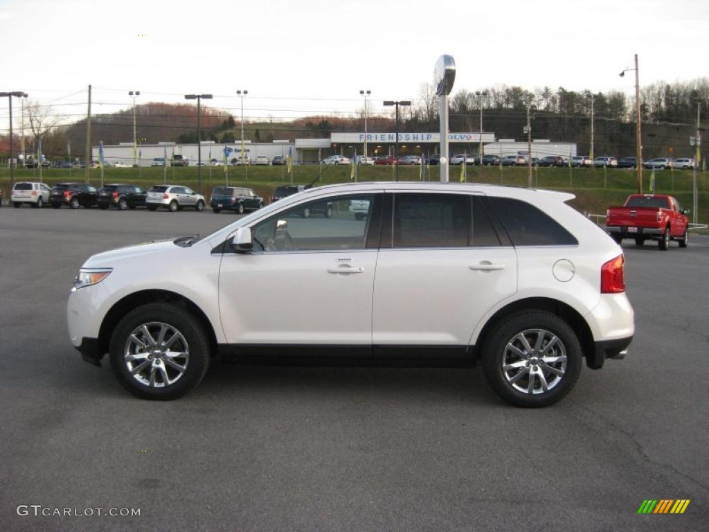White Platinum Tri-Coat 2011 Ford Edge Limited AWD Exterior Photo #40705701
