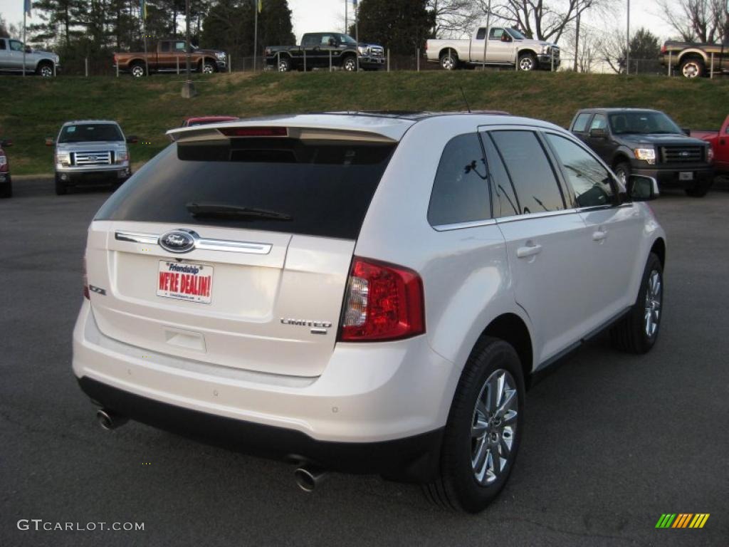 White Platinum Tri-Coat 2011 Ford Edge Limited AWD Exterior Photo #40705785
