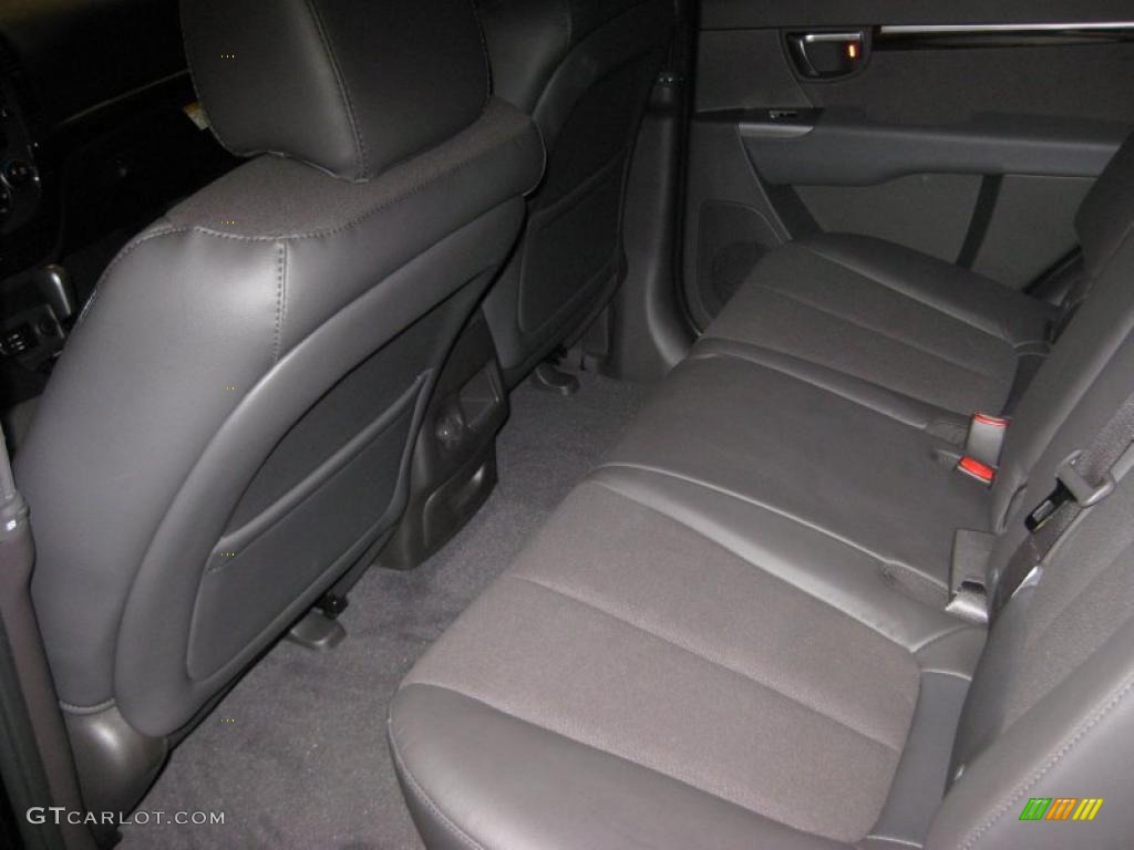 Cocoa Black Interior 2011 Hyundai Santa Fe SE Photo #40706673