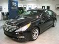 2011 Midnight Black Hyundai Sonata SE 2.0T  photo #2