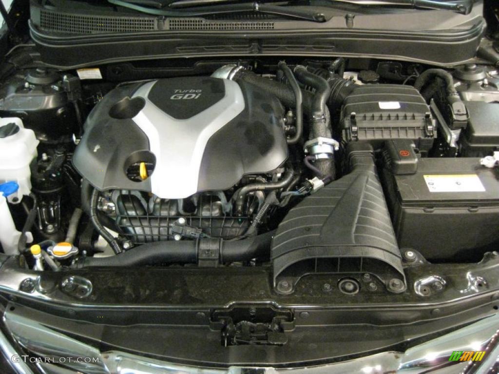 2011 Hyundai Sonata SE 2.0T 2.0 Liter GDI Turbocharged DOHC 16-Valve CVVT 4 Cylinder Engine Photo #40706981