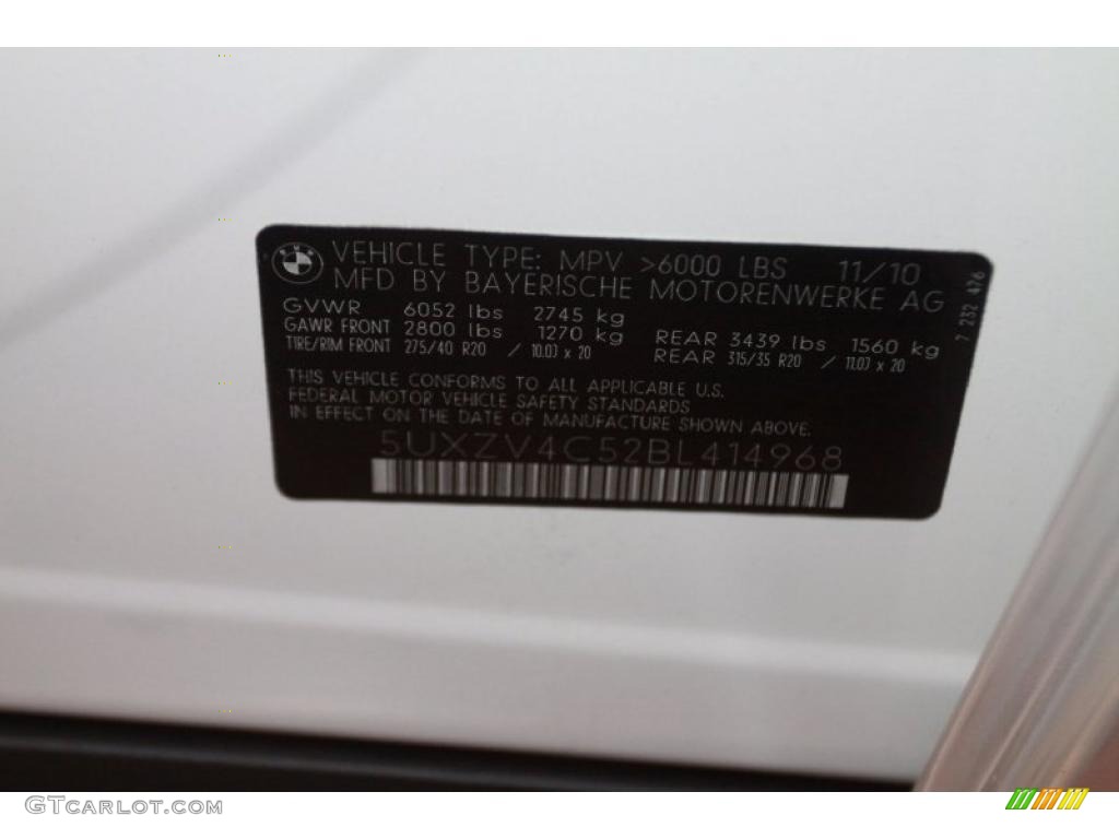 2011 X5 xDrive 35i - Alpine White / Black photo #7