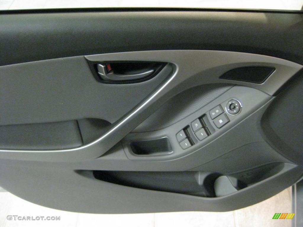 2011 Hyundai Elantra Limited Gray Door Panel Photo #40707901