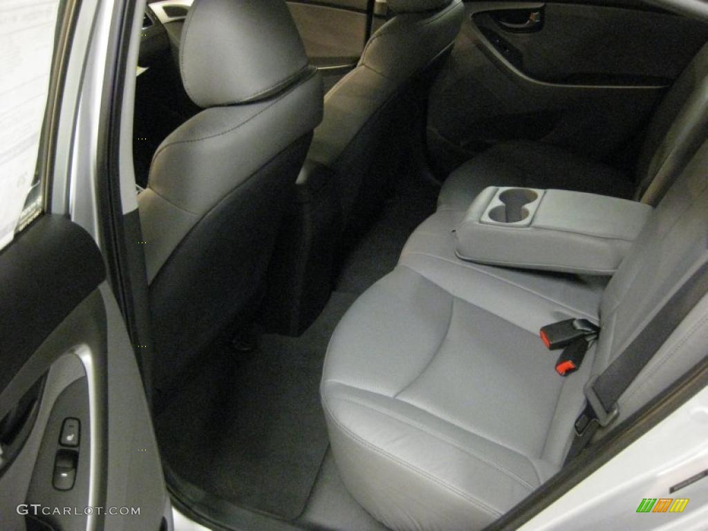 Gray Interior 2011 Hyundai Elantra Limited Photo #40707921
