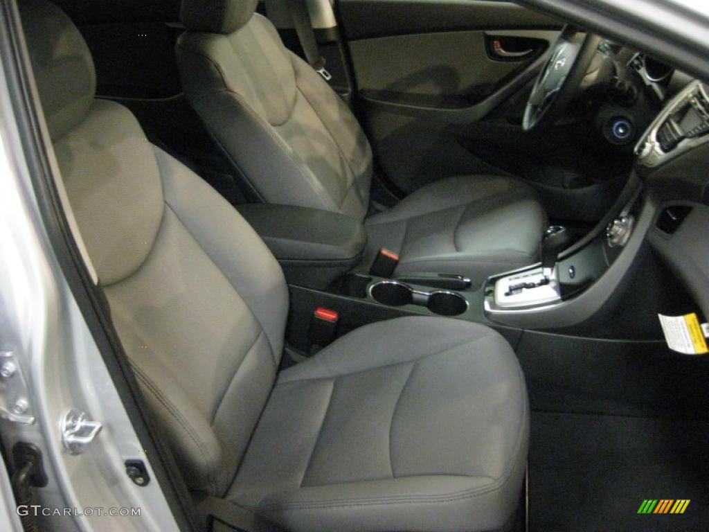 Gray Interior 2011 Hyundai Elantra Limited Photo #40707969