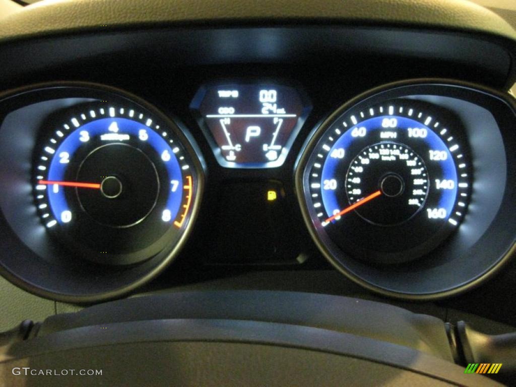 2011 Hyundai Elantra Limited Gauges Photo #40708145