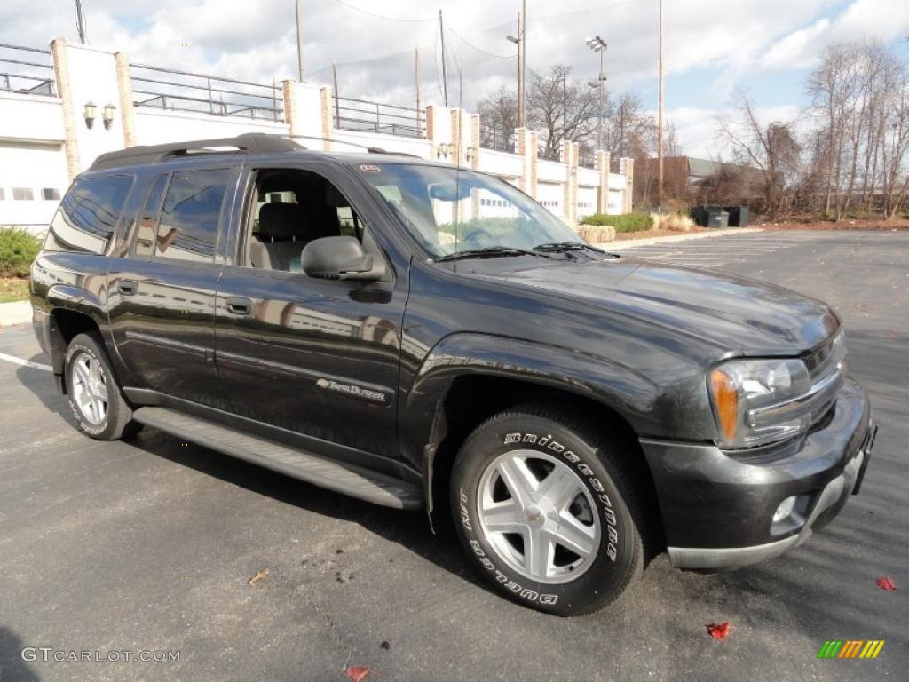 Black 2003 Chevrolet TrailBlazer EXT LS 4x4 Exterior Photo #40708617