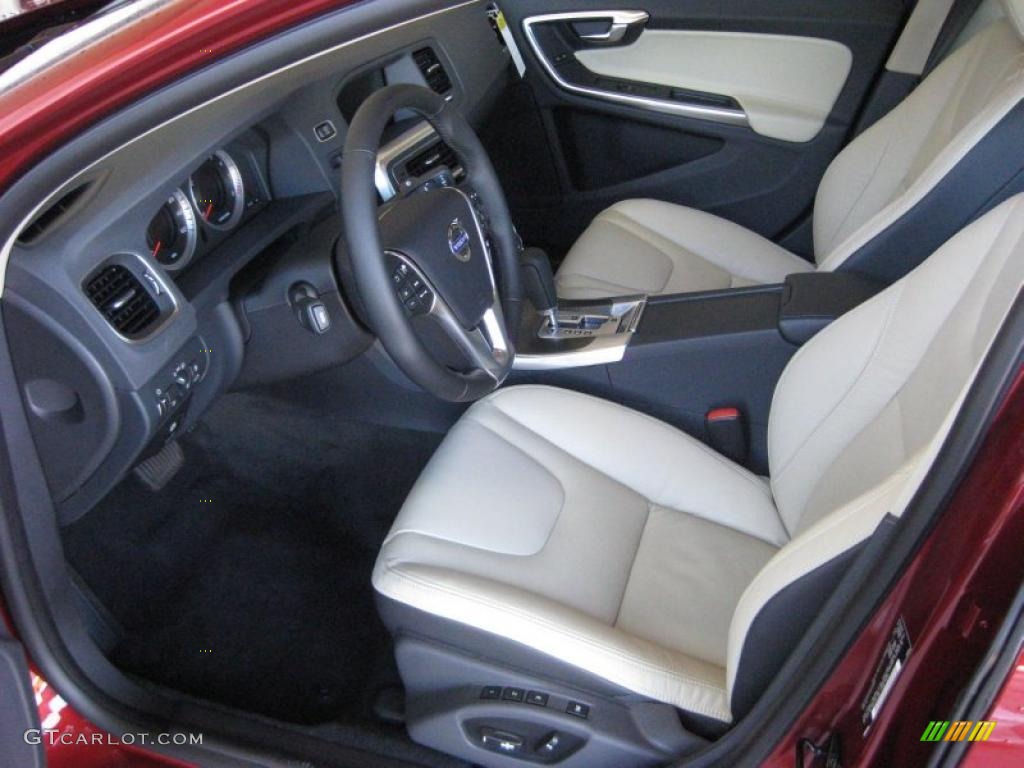 Soft Beige/Off Black Interior 2011 Volvo S60 T6 AWD Photo #40708685