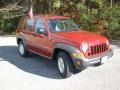 2007 Inferno Red Crystal Pearl Jeep Liberty Sport  photo #1