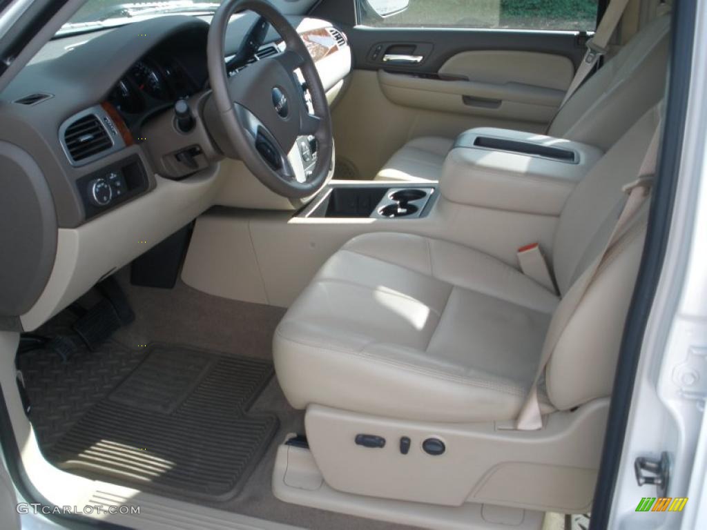 Cocoa/Light Cashmere Interior 2009 GMC Sierra 1500 SLT Crew Cab Photo #40709225