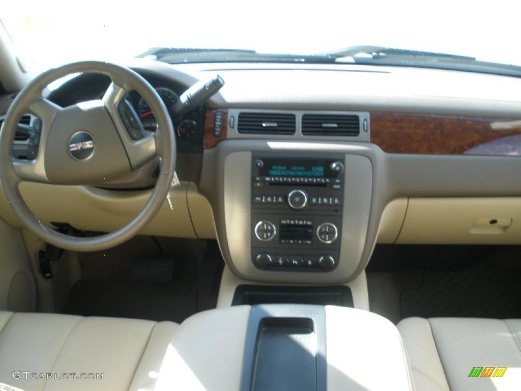 2009 Sierra 1500 SLT Crew Cab - White Diamond Tricoat / Cocoa/Light Cashmere photo #21