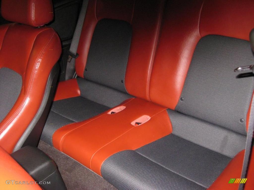 Black/Red Interior 2007 Hyundai Tiburon SE Photo #40709621