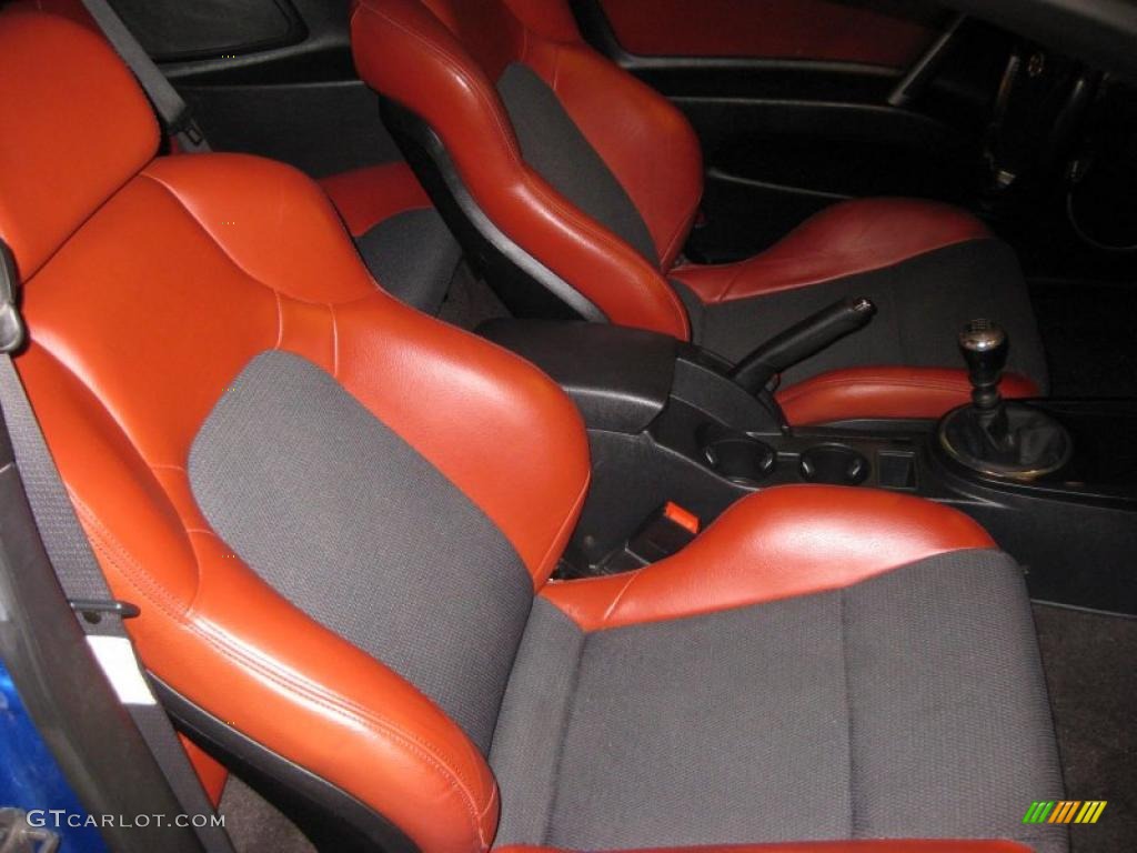 Black/Red Interior 2007 Hyundai Tiburon SE Photo #40709625