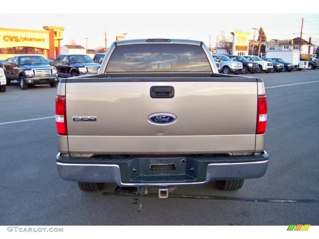 2004 F150 XLT SuperCab 4x4 - Arizona Beige Metallic / Tan photo #6