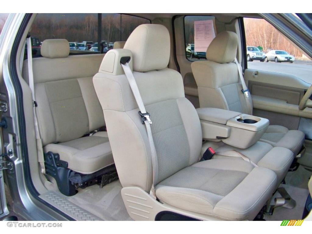2004 F150 XLT SuperCab 4x4 - Arizona Beige Metallic / Tan photo #15