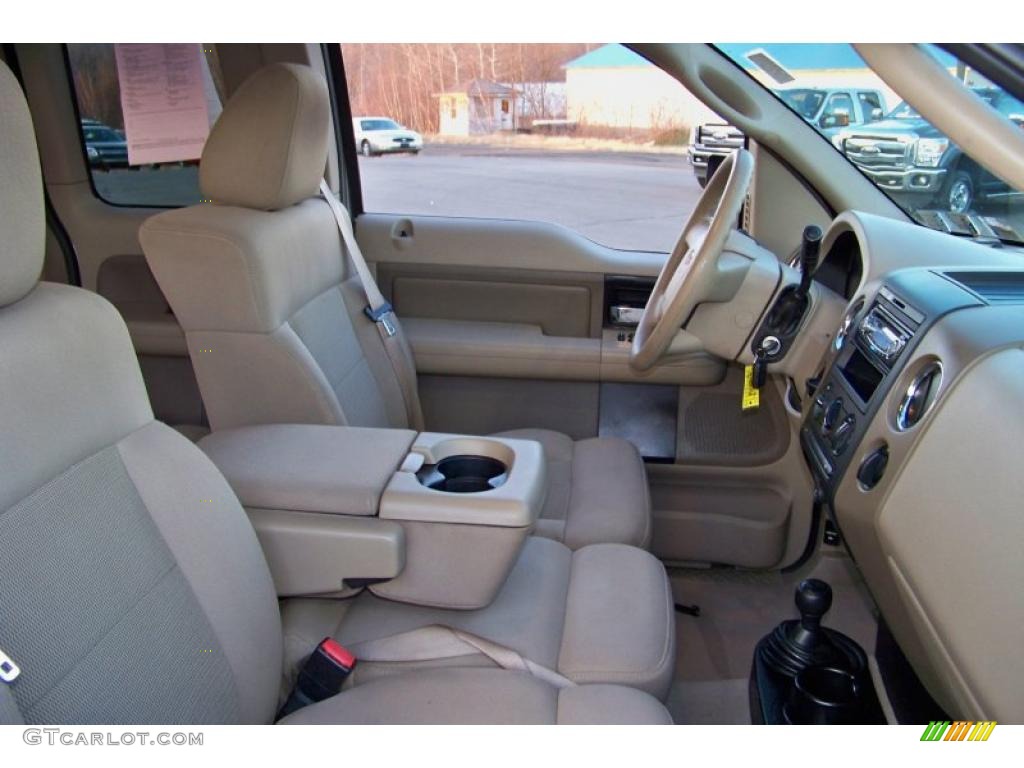 2004 F150 XLT SuperCab 4x4 - Arizona Beige Metallic / Tan photo #16