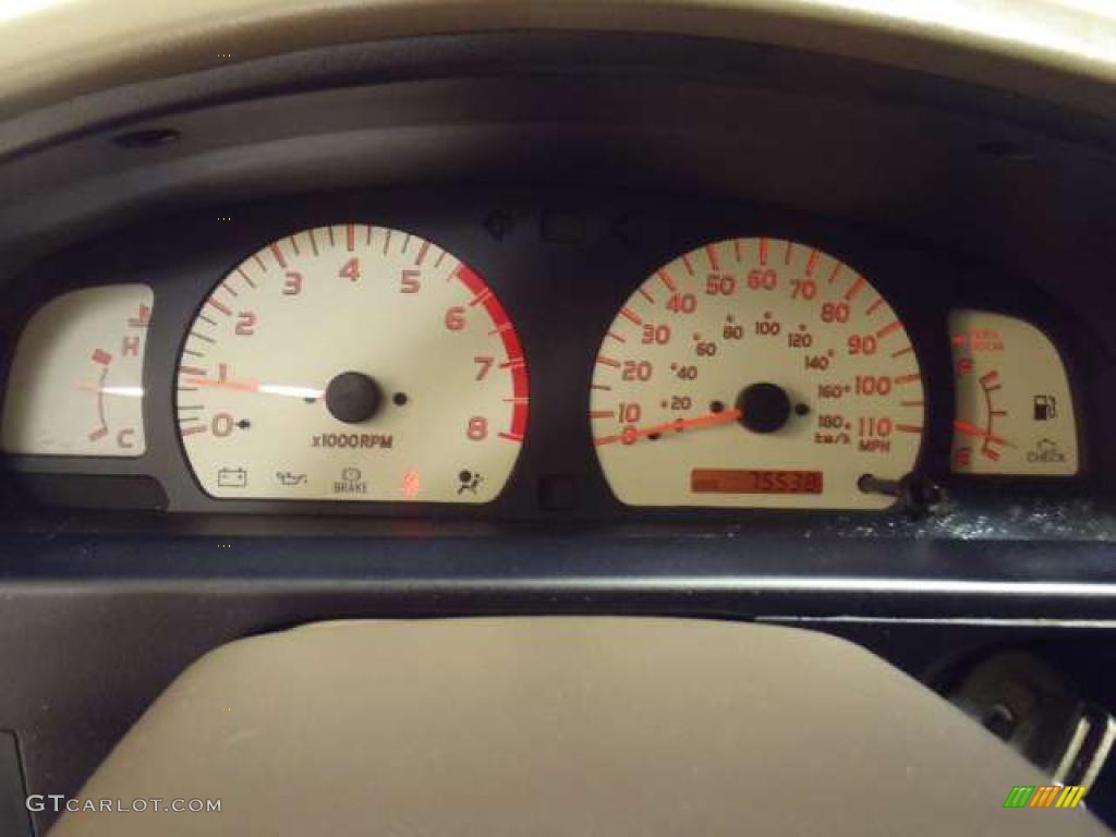 2004 Tacoma V6 PreRunner Double Cab - Impulse Red Pearl / Oak photo #16