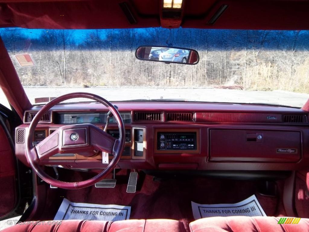 1987 Cadillac Fleetwood D'Elegance Interior Color Photos