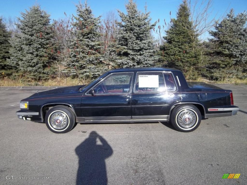 Black 1987 Cadillac Fleetwood D'Elegance Exterior Photo #40714238