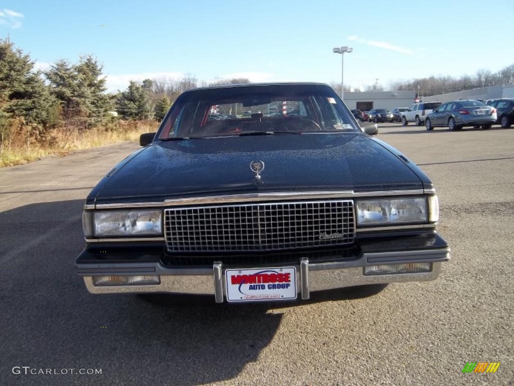 Black 1987 Cadillac Fleetwood D'Elegance Exterior Photo #40714278