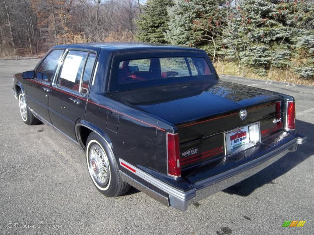 Black 1987 Cadillac Fleetwood D'Elegance Exterior Photo #40714406