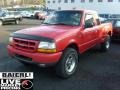 1999 Bright Red Ford Ranger Sport Extended Cab 4x4  photo #1