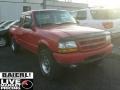 1999 Bright Red Ford Ranger Sport Extended Cab 4x4  photo #3