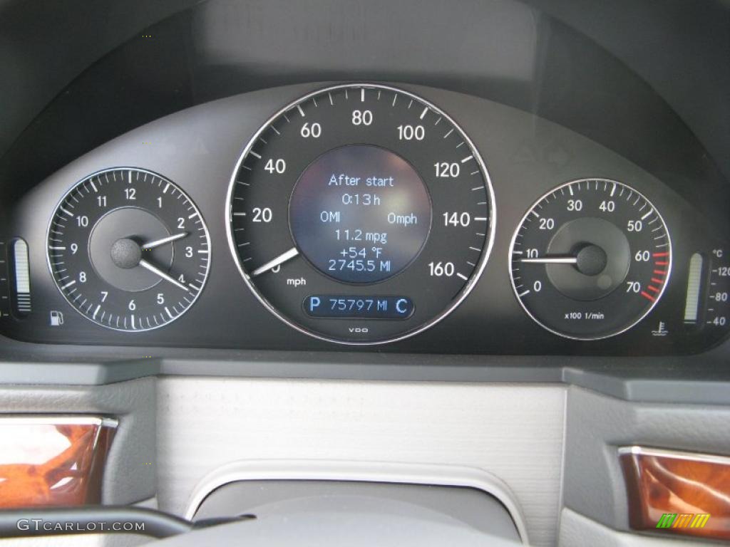2005 Mercedes-Benz E 320 4Matic Wagon Gauges Photo #40715106