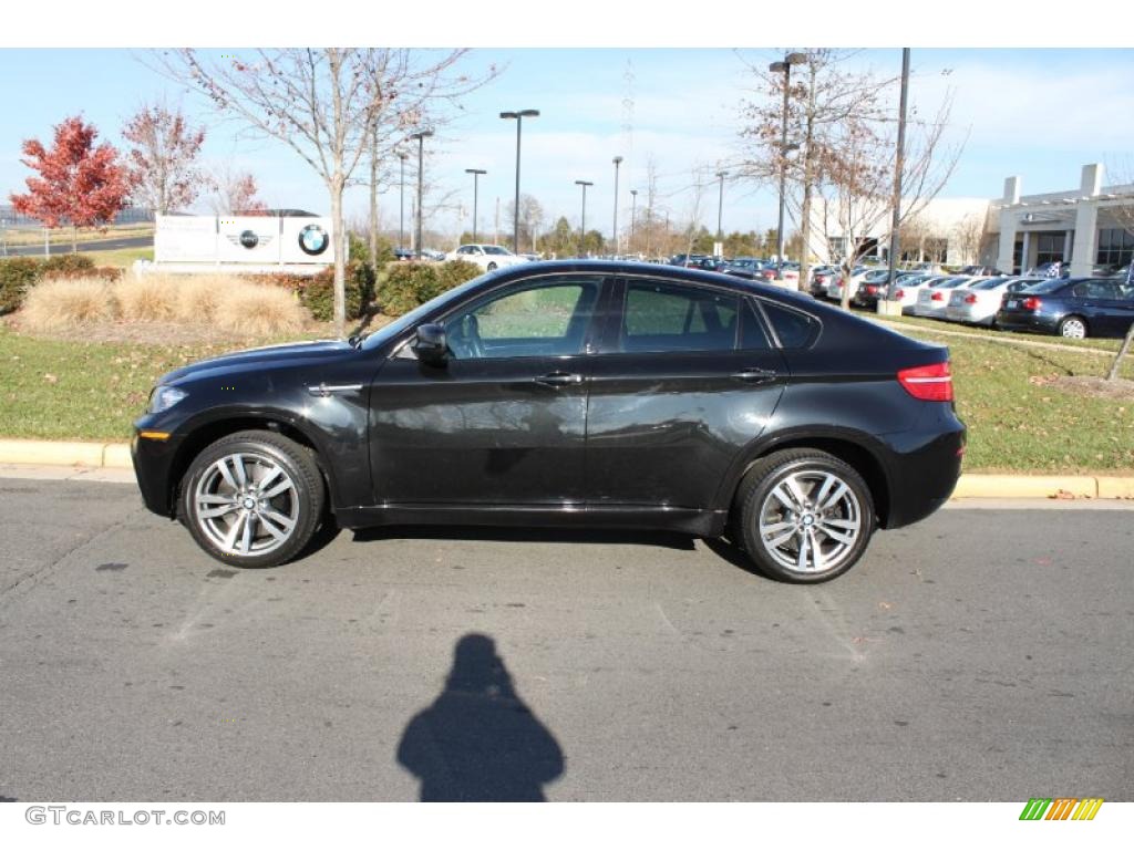 Black Sapphire Metallic 2010 BMW X6 M Standard X6 M Model Exterior Photo #40715650